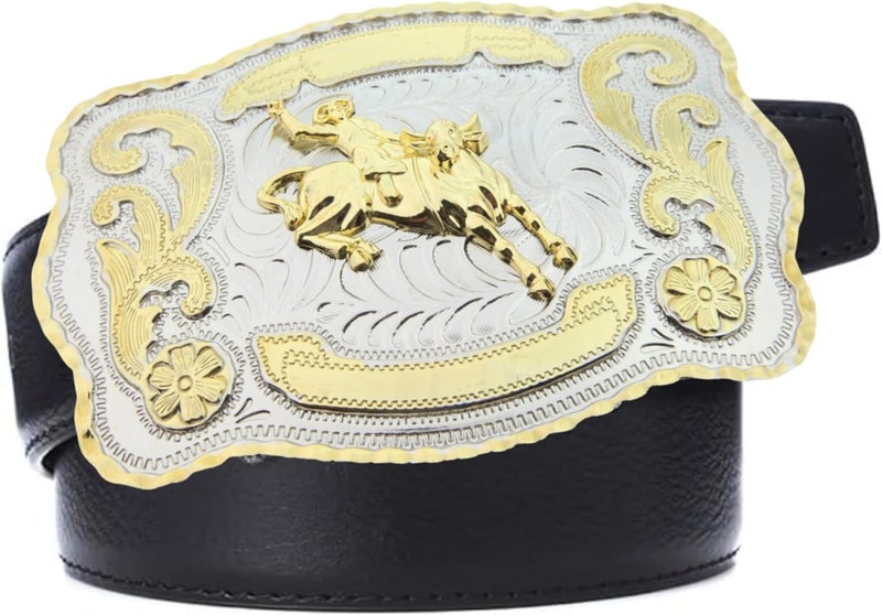 WMG Western Belt Buckle For Men and Women – Cowboy Rodeo Belt Buckles - Fits Up to 2 Inch Belts - Image 4